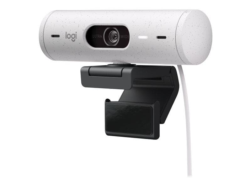 Logitech webkamera BRIO 500, Full HD, 4x zoom, RightLight 4 s HDR, biela, USB-C 1