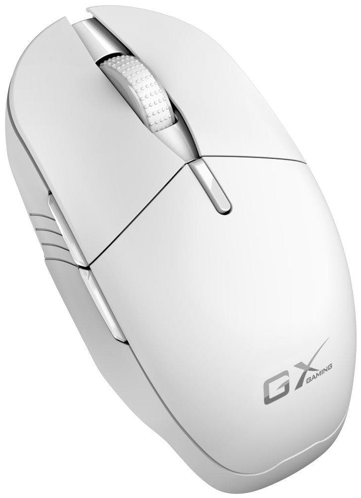 Genius GX GAMING Scorpion M8250 AI, Myš, bezdrôtová, optická, 3200DPI, 6 tlačidiel, BT, 2,4 GHz, USB-C, 7 farieb pods., Copilot, biela