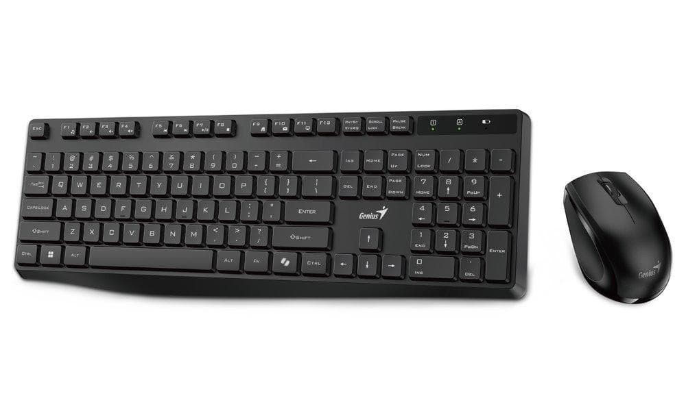 Genius KM-8206S, Set klávesnice a myši, bezdrôtový, CZ+SK layout, Copilot kláves, 2,4GHz, USB, čierny 1