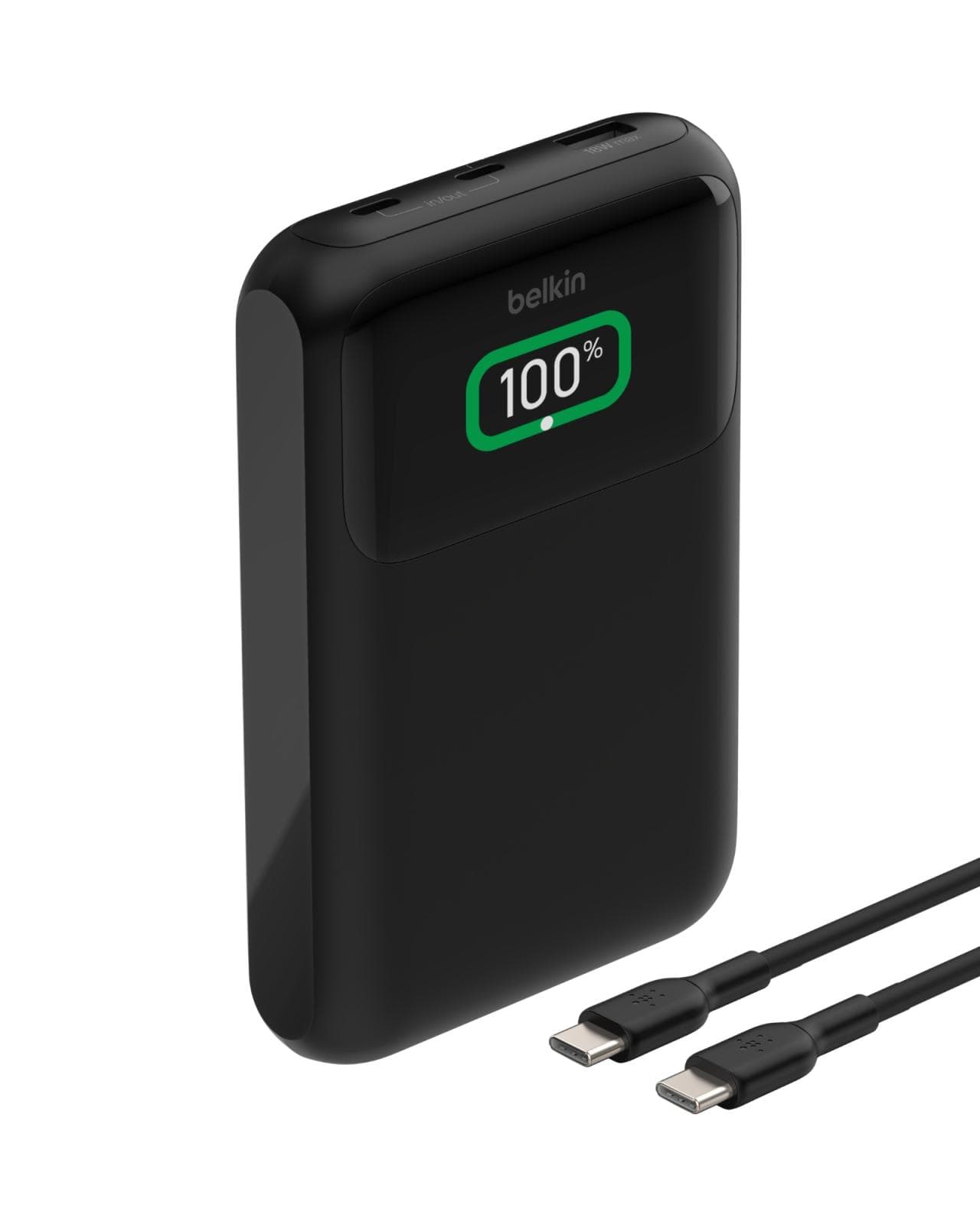 Belkin BOOST CHARGE USB-C Power Delivery PowerBanka, 20000mAh, 65W, s displejom, čierna 1