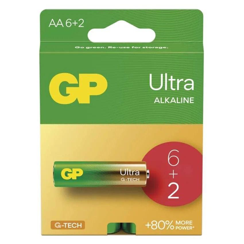 GP AA Ultra alkalická (LR6) - 8 ks 1