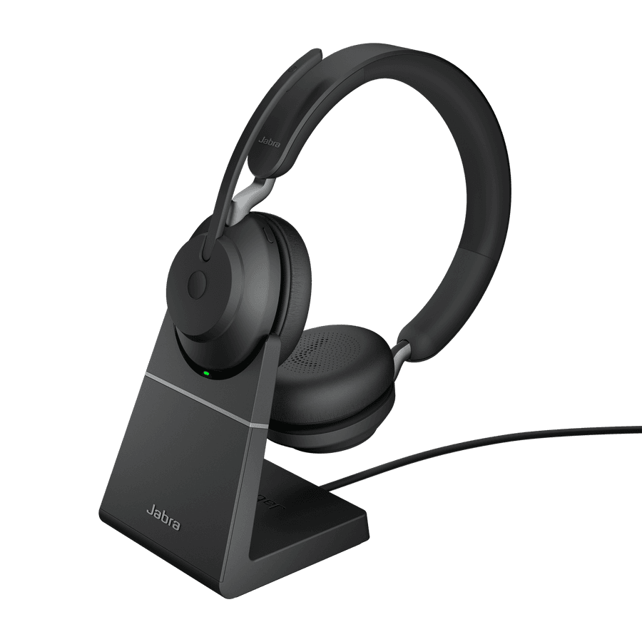 Jabra Evolve2 65/Stereo/USB/BT/Bezdrať/Stand/Čierna