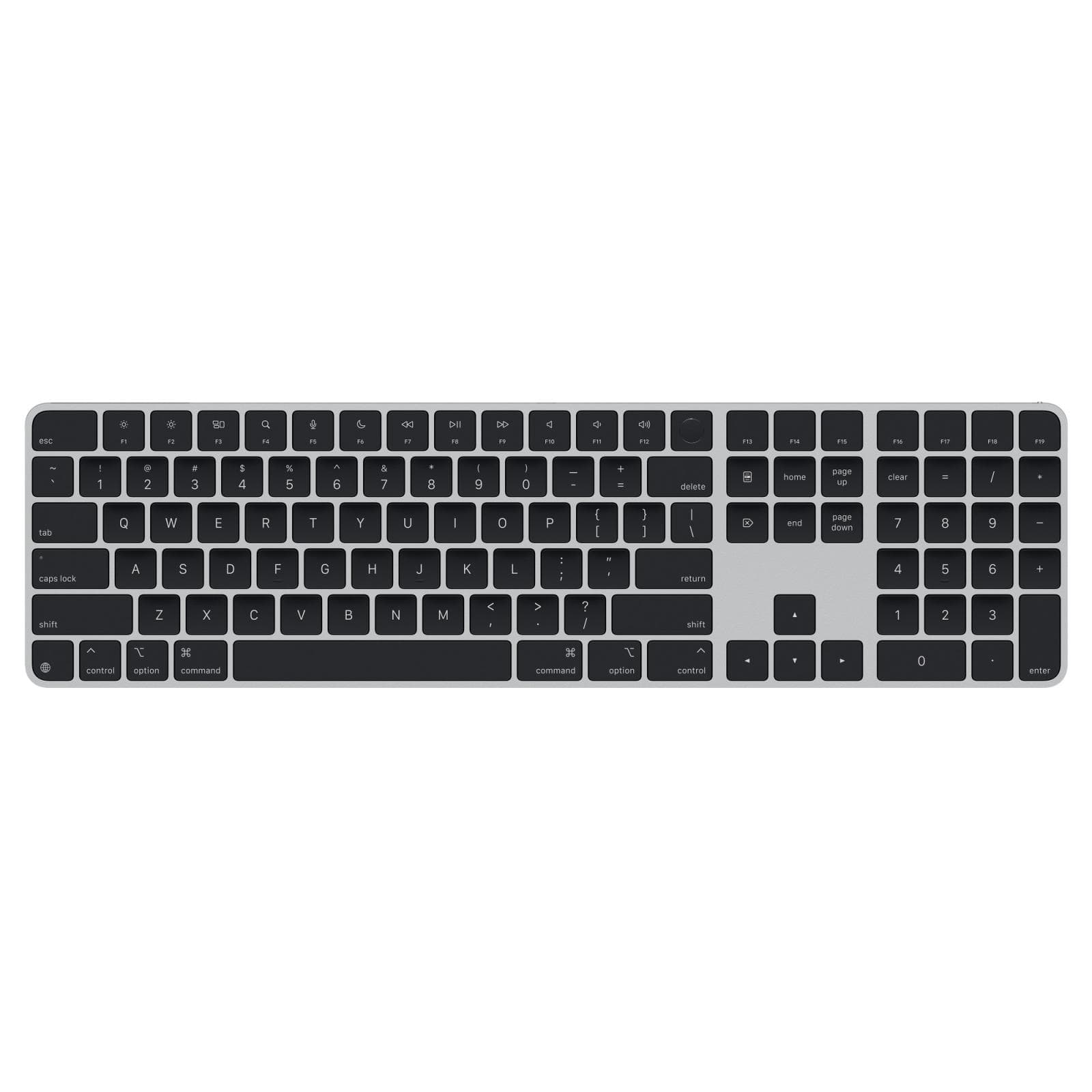 Apple Magic Keyboard Numeric Touch ID/Bezdrôtová Bluetooth/US layout/Čierna 1