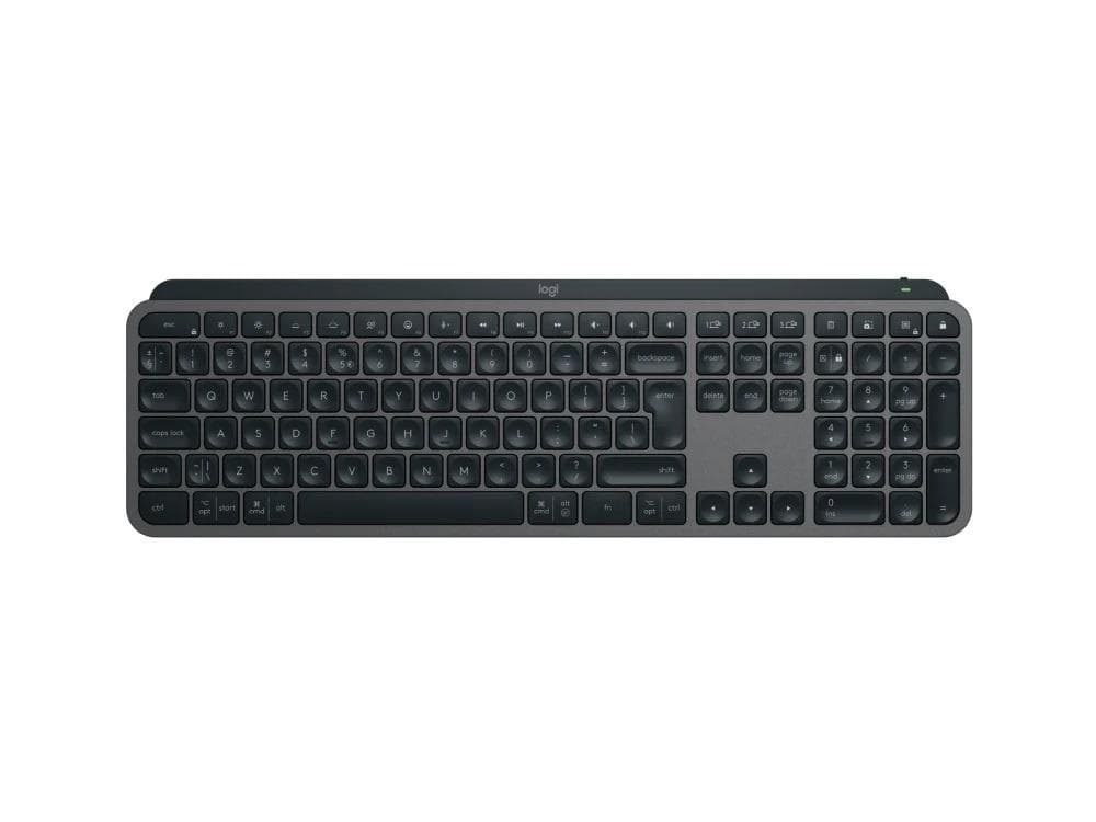 Logitech MX KEYS S/Bezdrôtová USB + Bluetooth/US layout/Grafitová