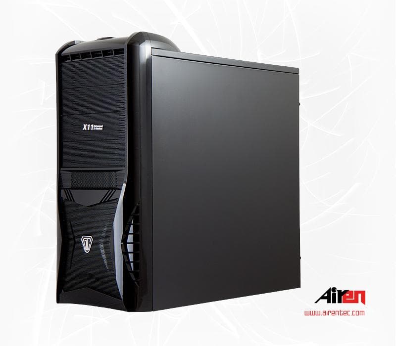 AIREN GameComp 1/Midi Tower/čierna 1