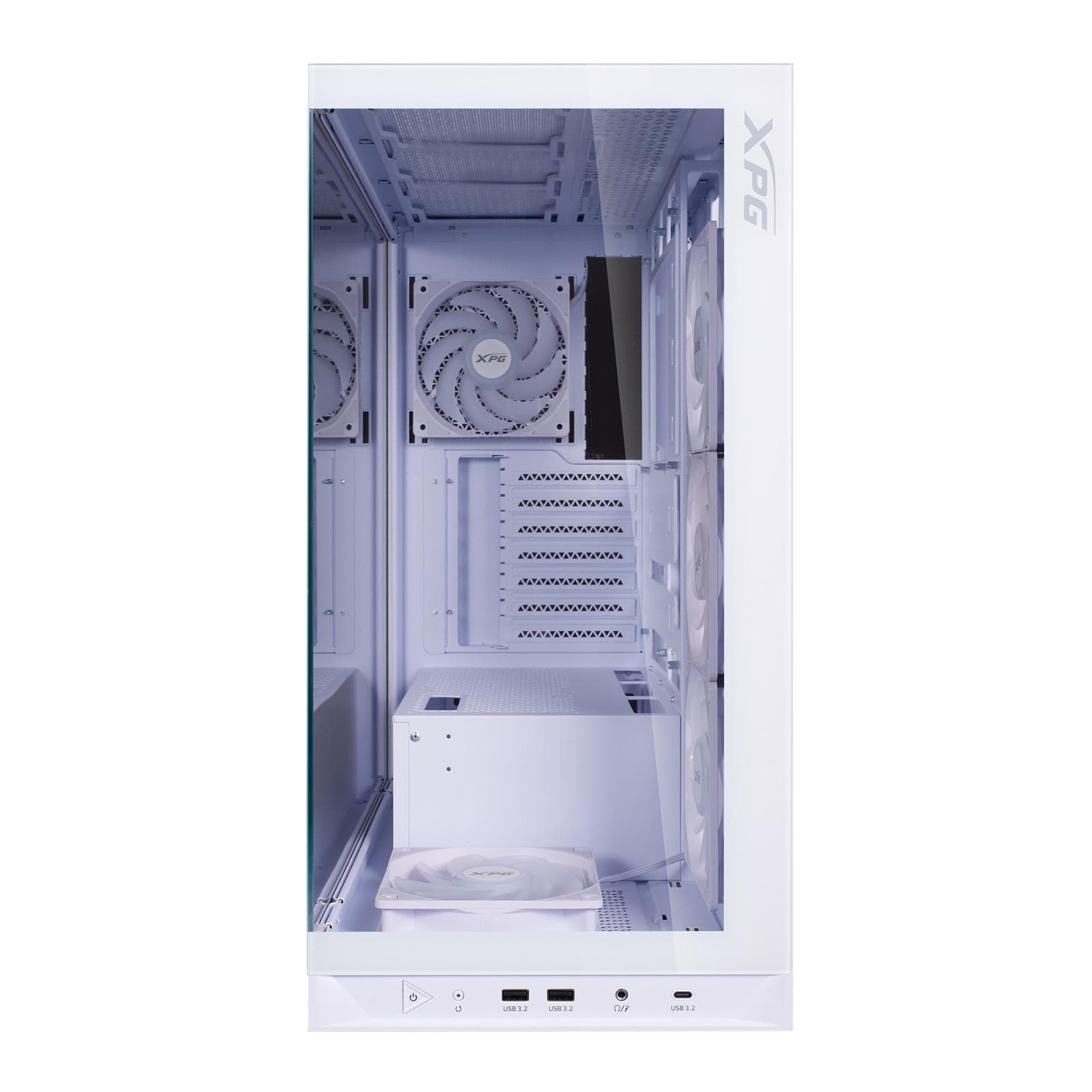 Adata XPG INVADER X BTF/Midi Tower/Transpar./Biela 1