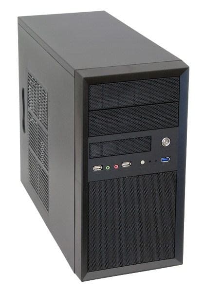 CHIEFTEC skriňa Mesh Series/uATX, CT-01B, 350W, Black, USB 3.0 1