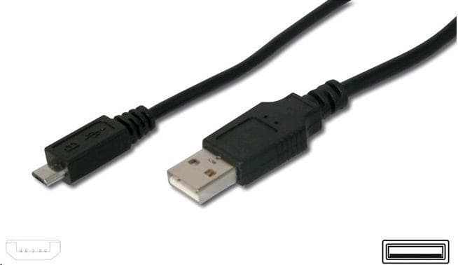 PREMIUMCORD Kábel USB 2.0 A-Micro B prepojovací 0, 2m (čierny) 1