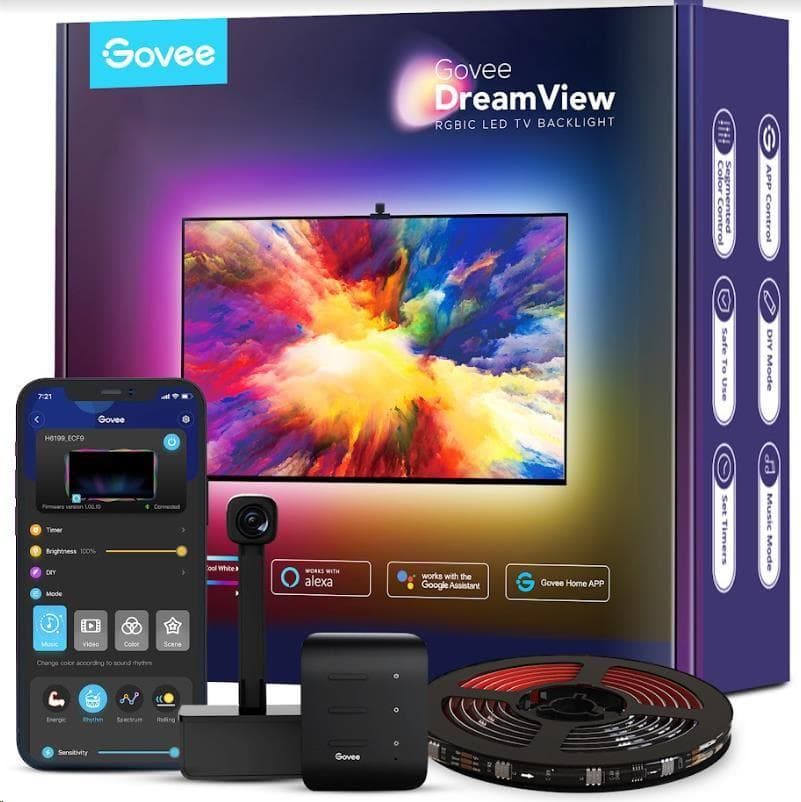 Govee Neon RGBIC LED podsvietenie pre stôl
