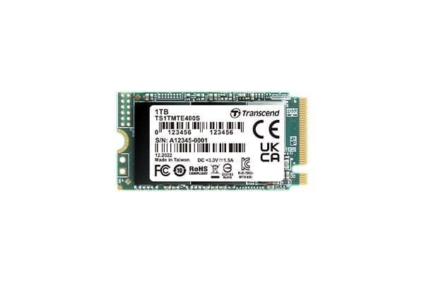 TRANSCEND SSD 400S 512GB, M.2 2242, PCIe Gen3x4, NVMe, 3D TLC, bez DRAM 1