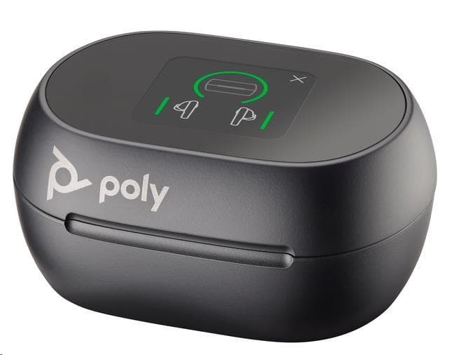 Poly Voyager Free 60+ bluetooth headset, BT700 USB-C adaptér, dotykové nabíjacie púzdro, čierna