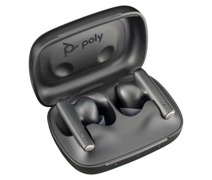 Poly Voyager Free 60 bluetooth headset, BT700 USB-A adaptér, nabíjacie púzdro, čierna 1