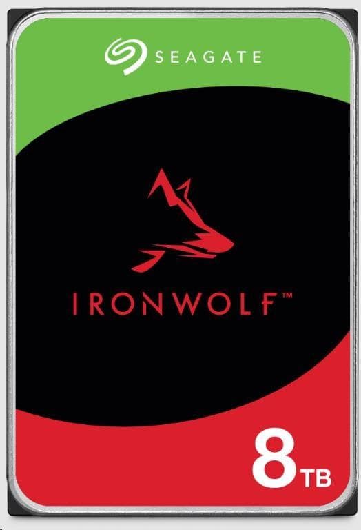 SEAGATE HDD 8TB IRONWOLF (NAS), 3.5", SATAIII, 5400 RPM, Cache 256MB, CMR 1