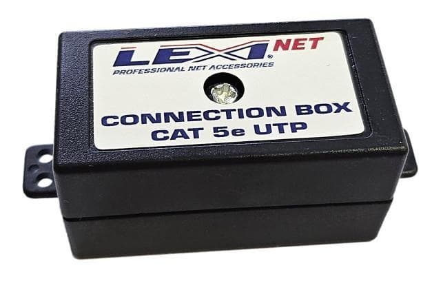 LEXI-Net Spojovací box MINI UTP Cat5E narážací, čierna 1