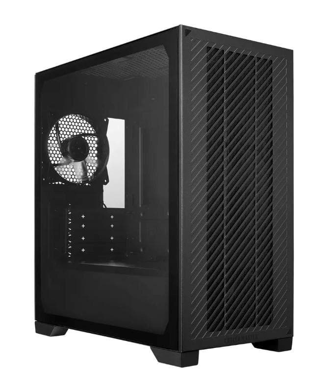 Cooler Master case Elite 301 Lite, mATX, Priehľadná bočnica, 1x 120mm Fan, Čierna 1