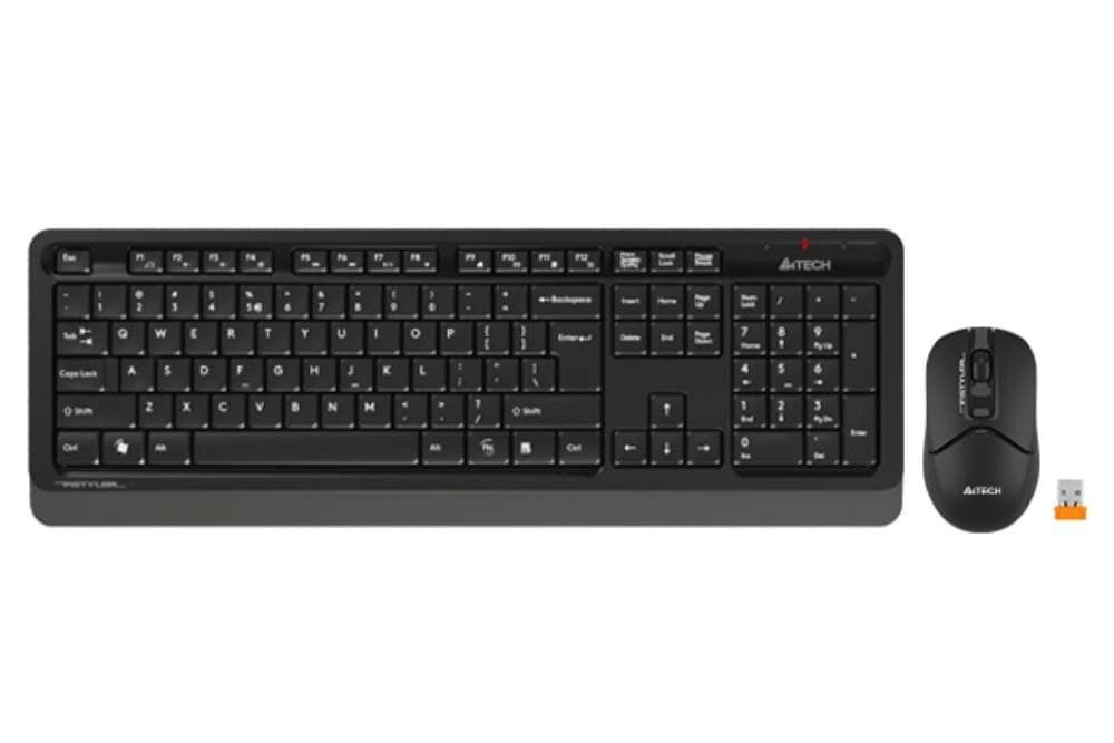 A4tech Set klávesnica+myš FG1012, Bezdrôtový, US, čierna