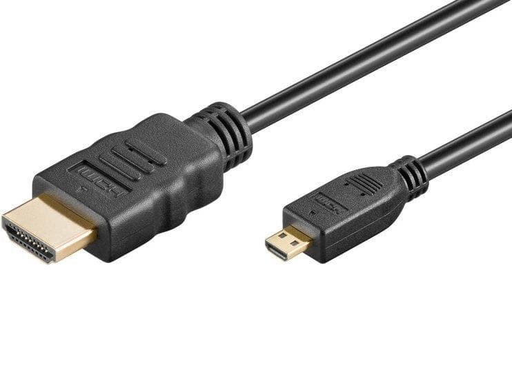 PremiumCord 4K kábel HDMI A - HDMI micro D, 5m 1