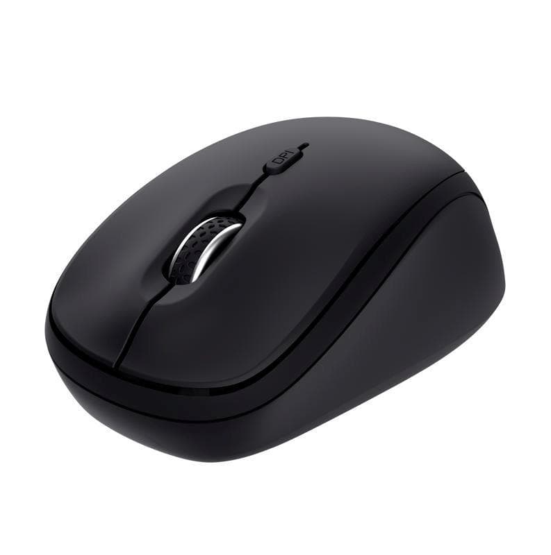 TRUST Myš YVI+, Bezdrôtová, Eco, čierna - bluetooth + wifi