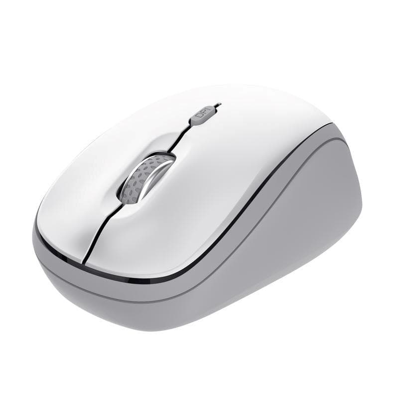 TRUST Myš YVI+, Bezdrôtová, Eco, biela - bluetooth + wifi 1