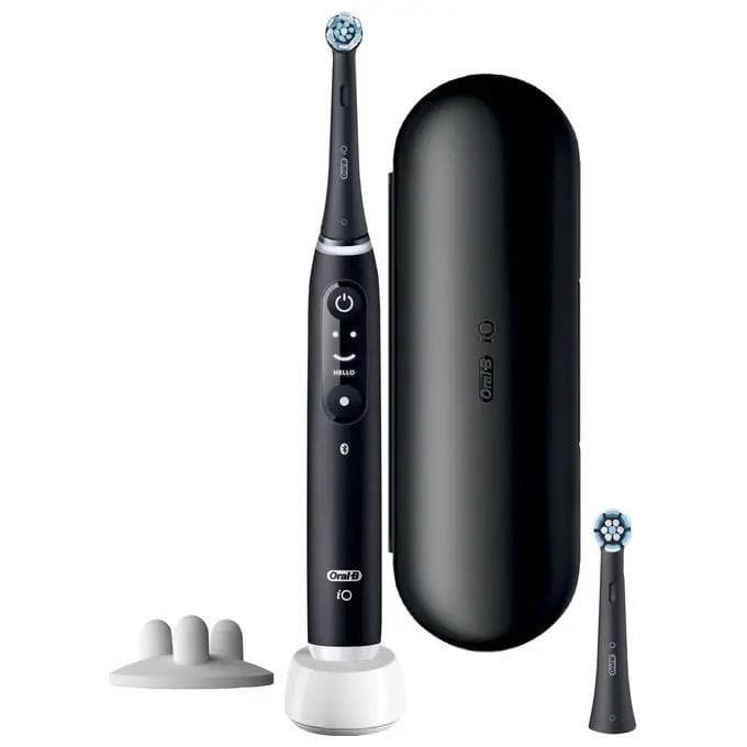 Oral-B iO Series 6s elektrická zubná kefka, časovač, tlakový senzor, 5 programov, aplikácia Oral-B, čierna 1