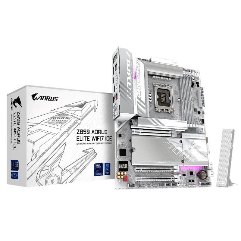 GIGABYTE MB Sc LGA1851 Z890, ELITE WF7 ICE, Intel Z890, 4xDDR5, 1xDP, 1xHDMI, 1xThunderbolt, WiFi 1