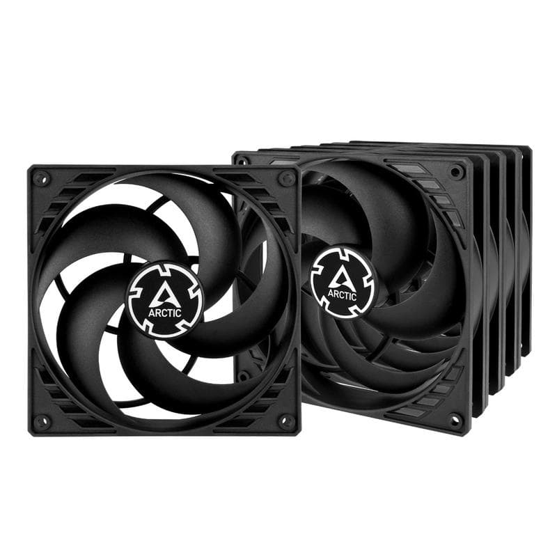 Arctic P14, 140x140x25 mm, sada 5ks ventilátorov, čierna, 3-pin