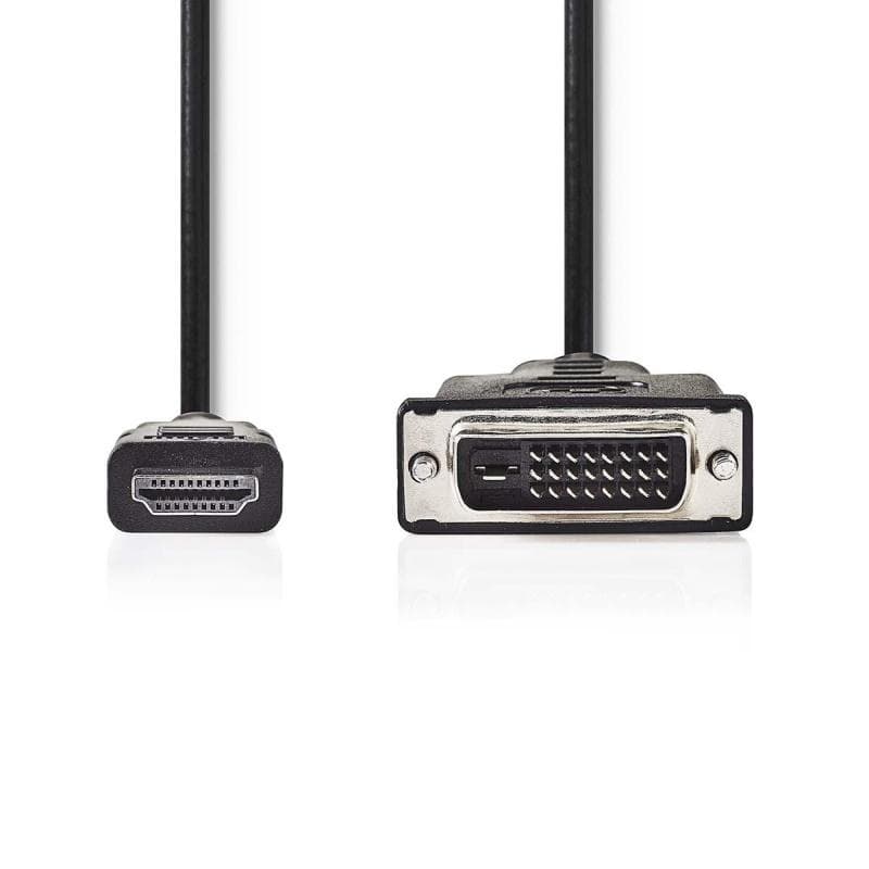 Nedis CCGB34800BK30 - Kábel HDMI - DVI | HDMI Konektor - DVI-D 24+1-Pin Zástrčka | 3 m | Čierna farba 1
