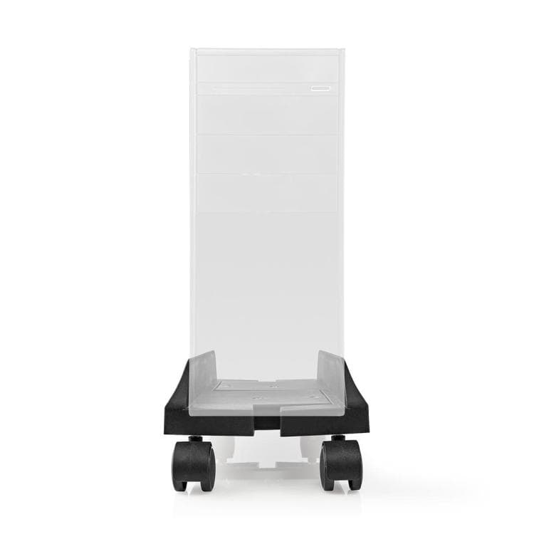 Nedis CSTD101BK - Stojan pre PC | Full Motion / nastaviteľná šírka | 14.5 - 24.2 cm | 20 kg | Plast / Kov | Čierna