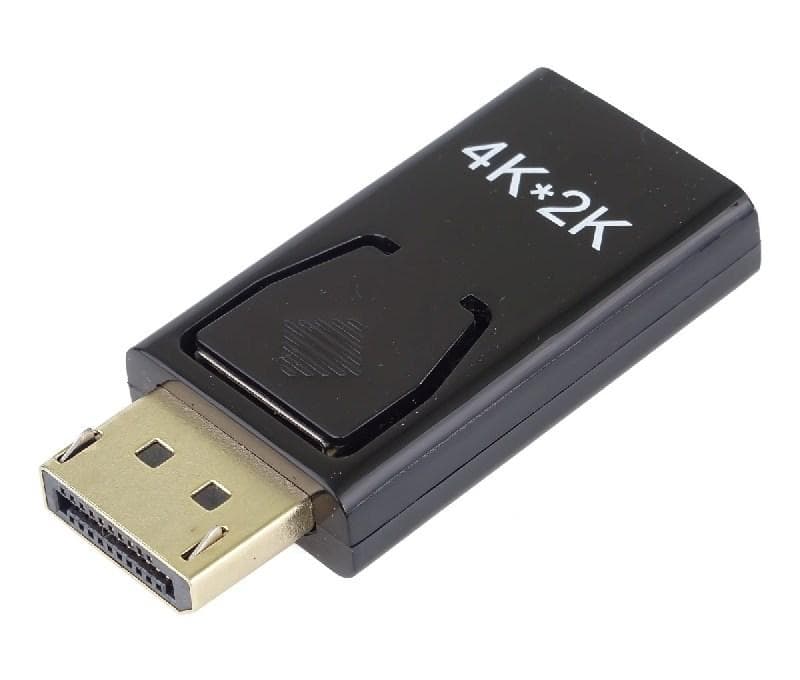 PremiumCord adaptér DisplayPort - HDMI, 4K@30Hz Male/Female, pozlátené konektory