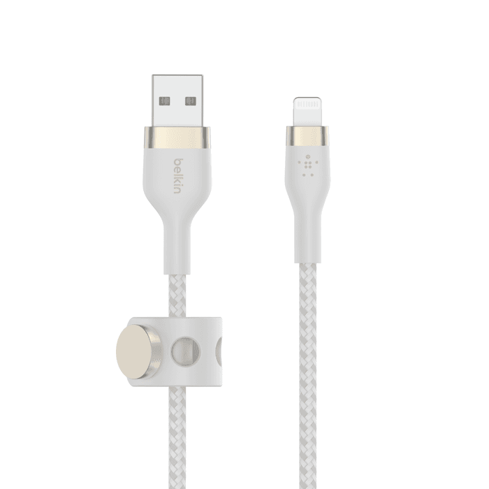 Belkin BOOST CHARGE ™ Lightning / USB-A kábel, 2m, biely - odolný PRE Flex 1