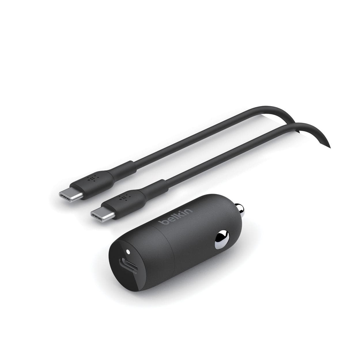 Belkin BOOSTCHARGE ™ 30W USB-C Power Delivery PPS nabíjačka do auta + 1m USB-C na USB-C kábel, čierna 1