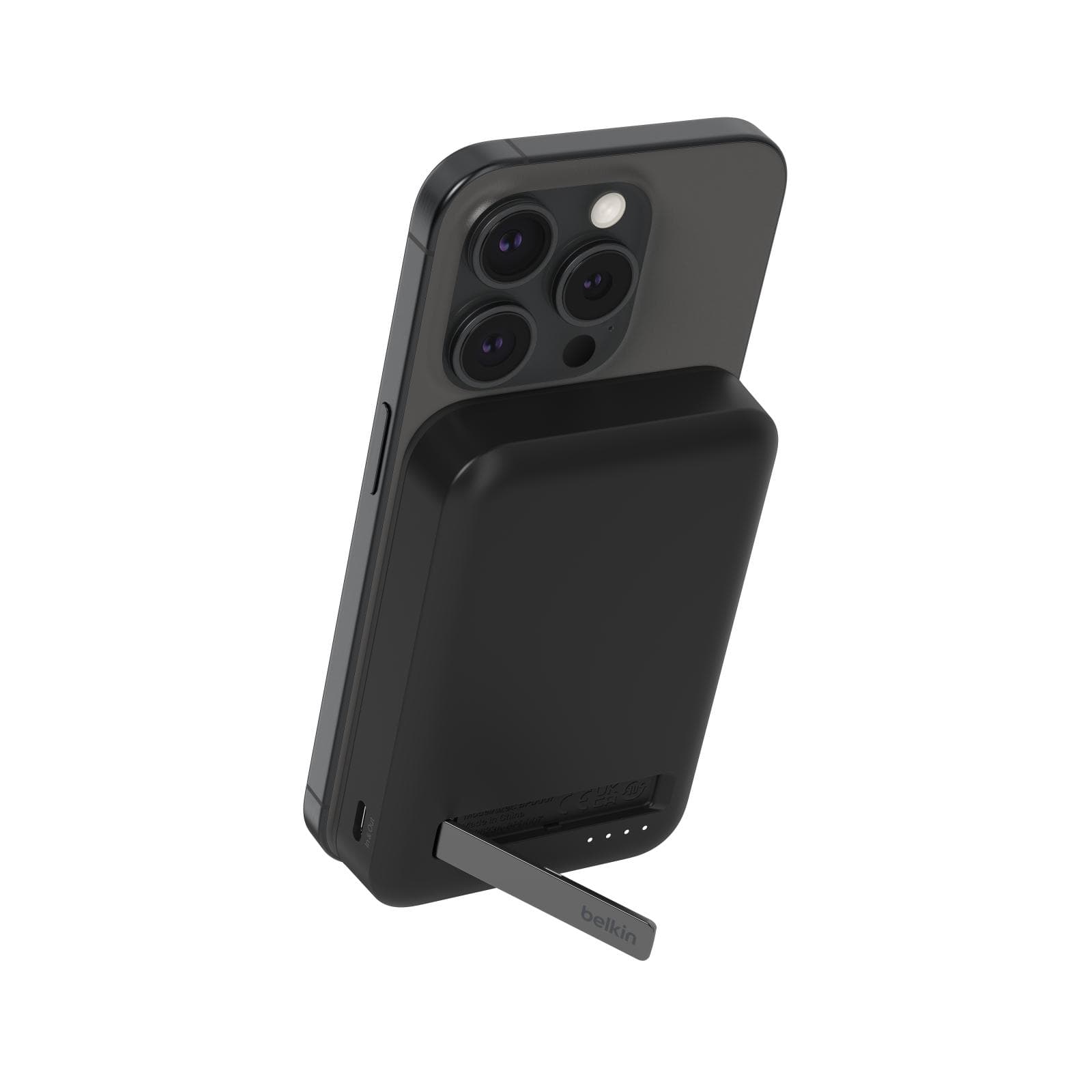 Belkin BOOST CHARGE ™ Qi2 Magnetická Bezdrôtová PowerBanka so stojanom, 8000mAh, 15W, čierna 1