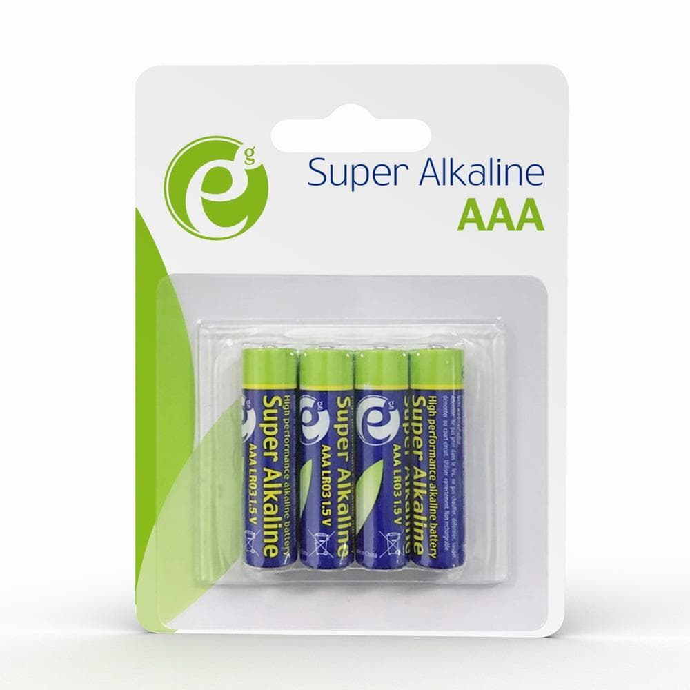 GEMBIRD alkalické batérie AAA 4ks 1