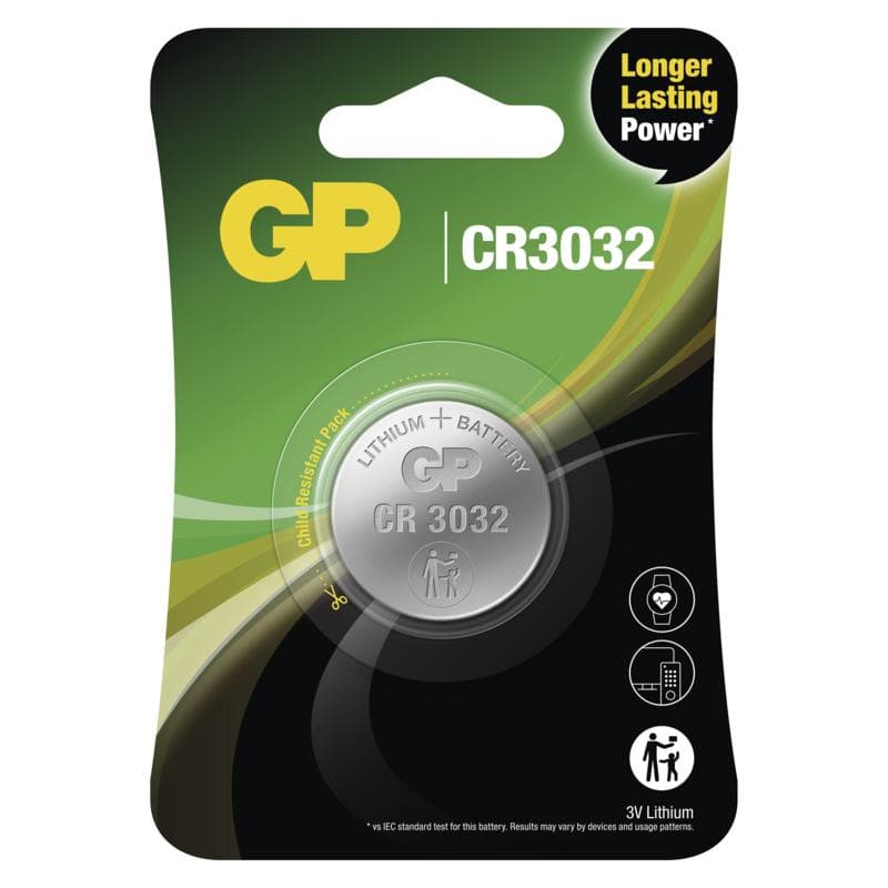 GP CR3032 Lítiová batéria - 1ks 1