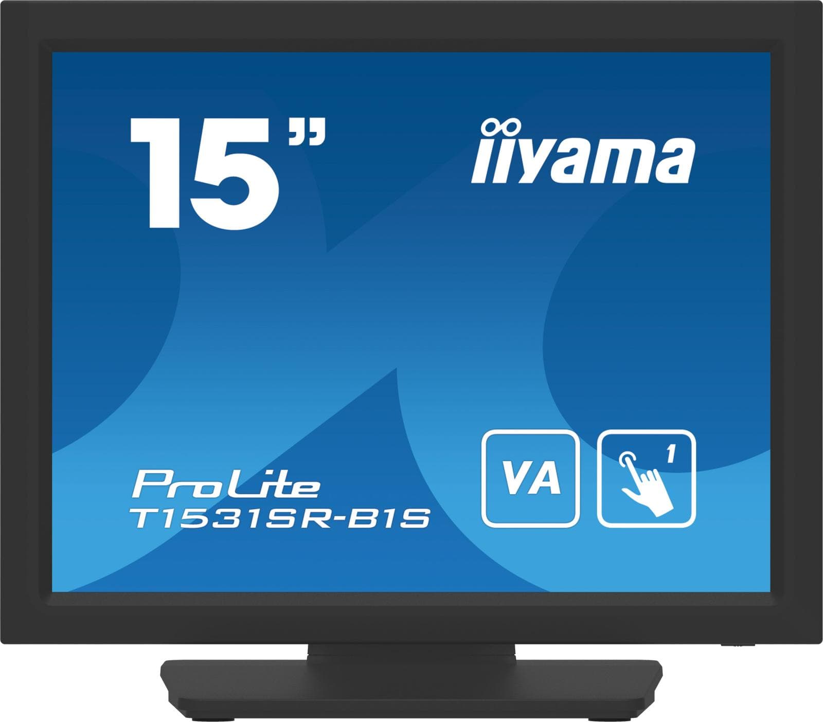 15" iiyama T1531SR-B1S: VA, 1024x768, DP, HDMI 1