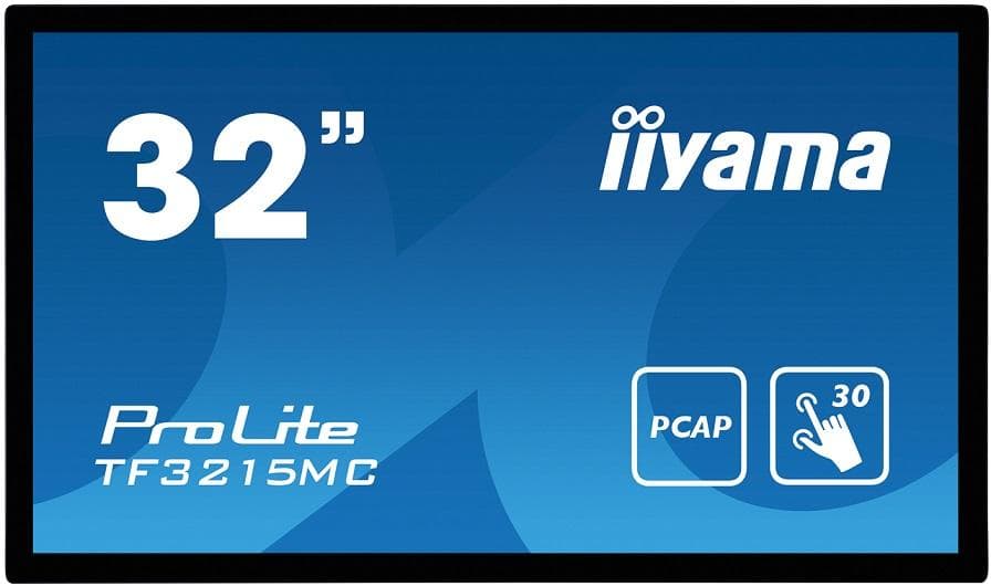 32" iiyama TF3215MC-B2: FHD, 30P, VGA, HDMI, 24/7