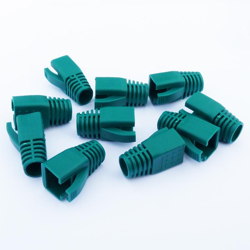 DATACOM krytka pre RJ45 (CAT6A, CAT7) zelený (10ks) 1