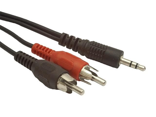 GEMBIRD kábel minijack 3.5mm - 2x RCA M/M 2,5m