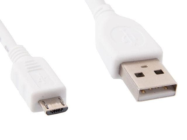 GEMBIRD kábel microUSB - USB, 1m, biely 1