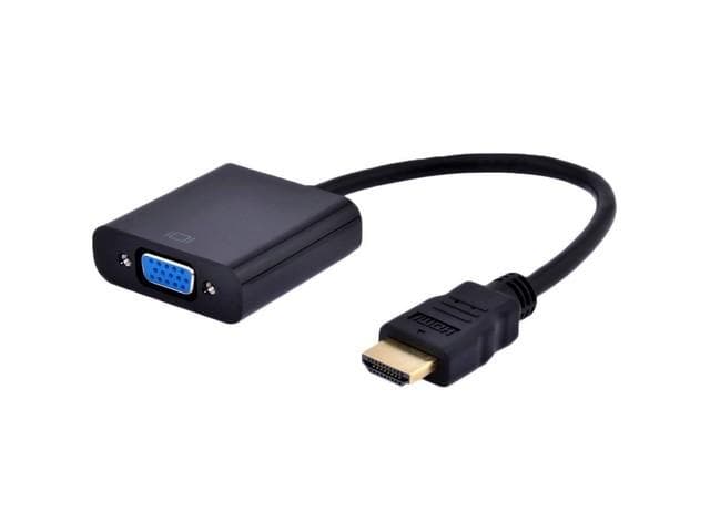 Gembird Adapter HDMI-A - VGA (M/F), čierny