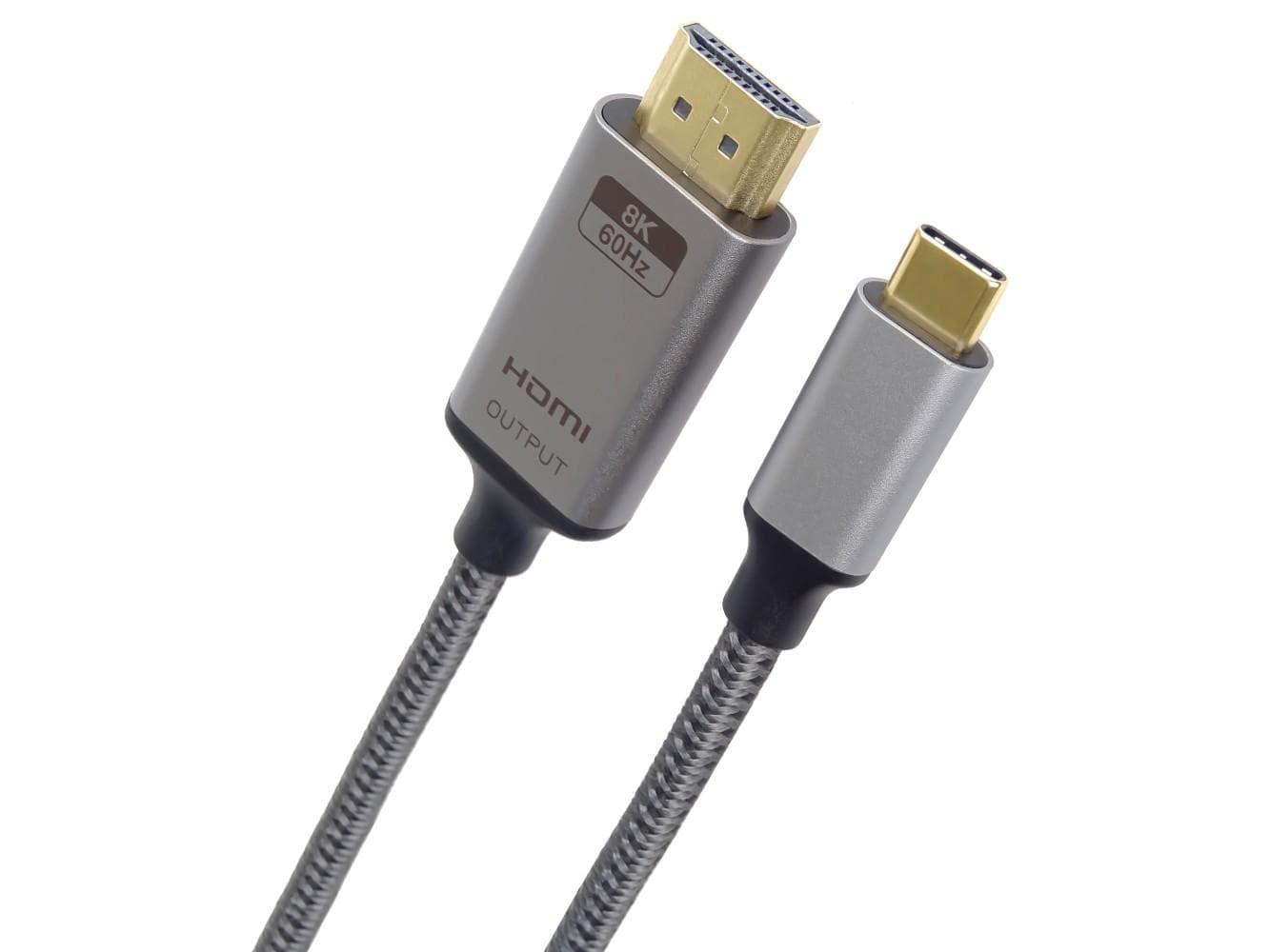 PremiumCord USB-C na HDMI, 2m, 8K @ 60Hz, 4K @ 144Hz 1