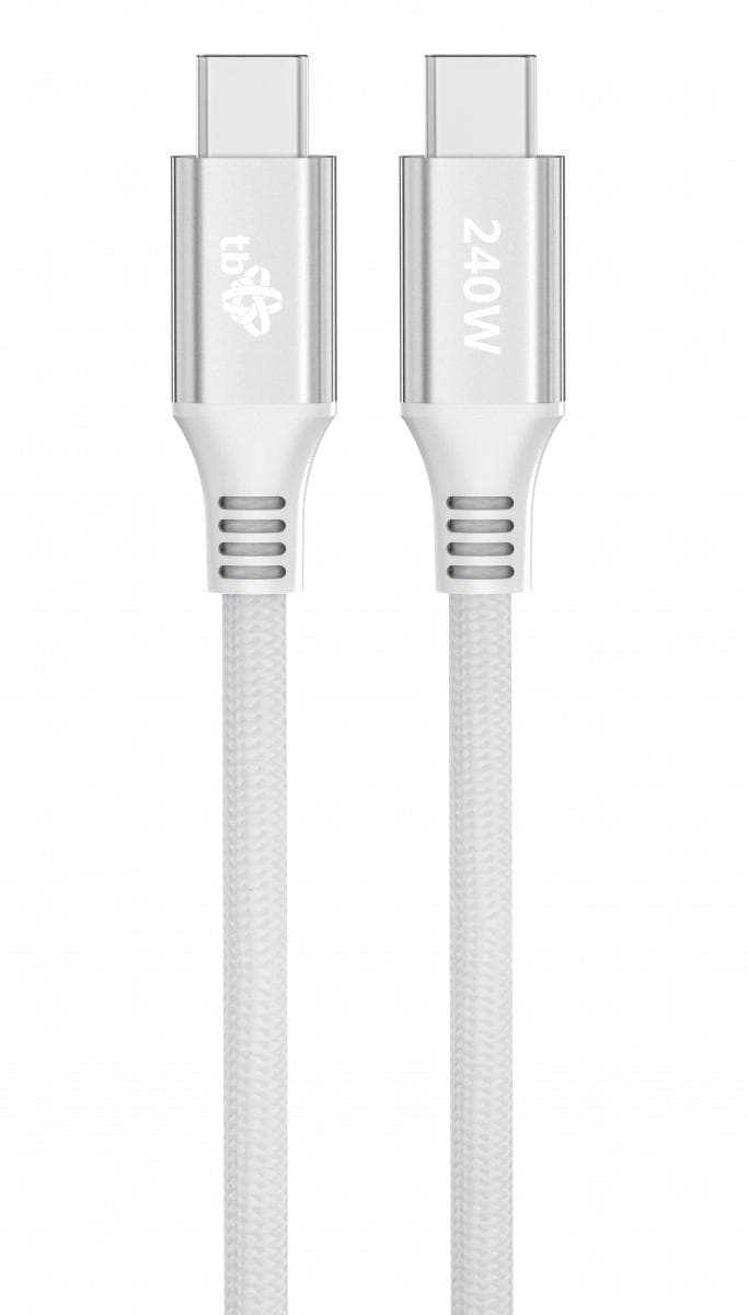 TB Touch USB C - USB C 240W, 1m biely