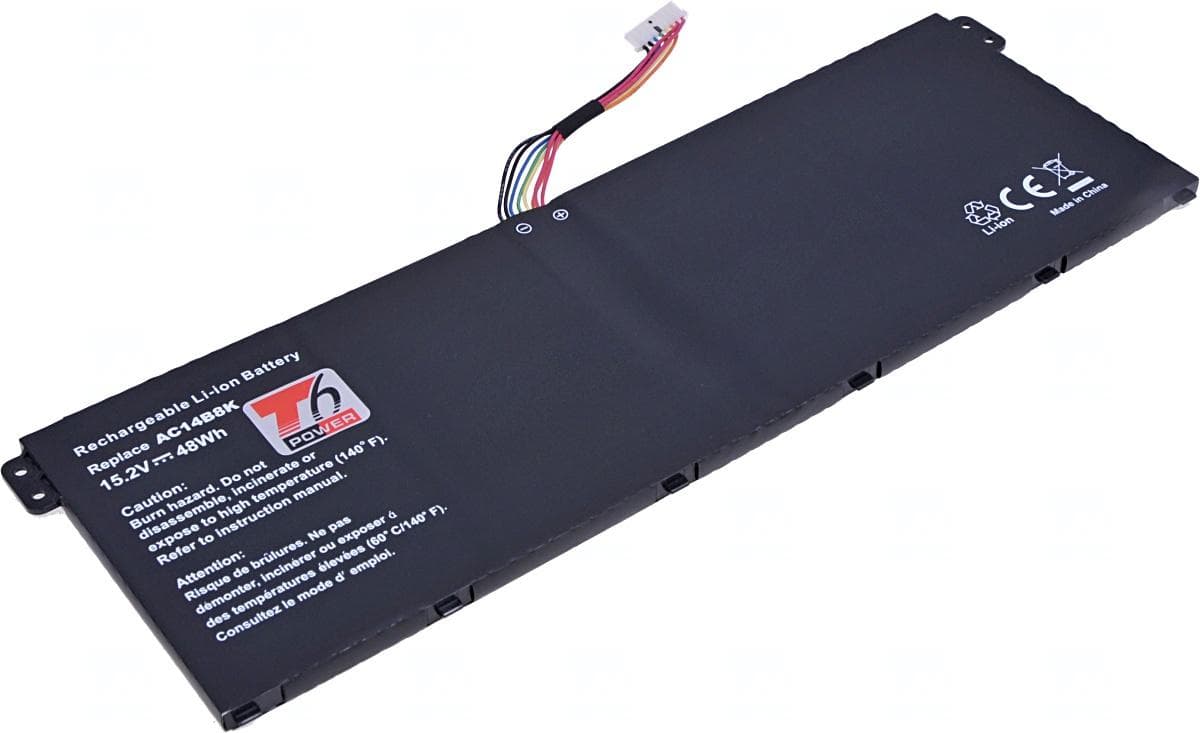 Batéria T6 Power pre Acer Aspire ES1-311, ES1-511, E5-571, E5-731, 3150mAh, 48Wh, 4cell, Li-ion