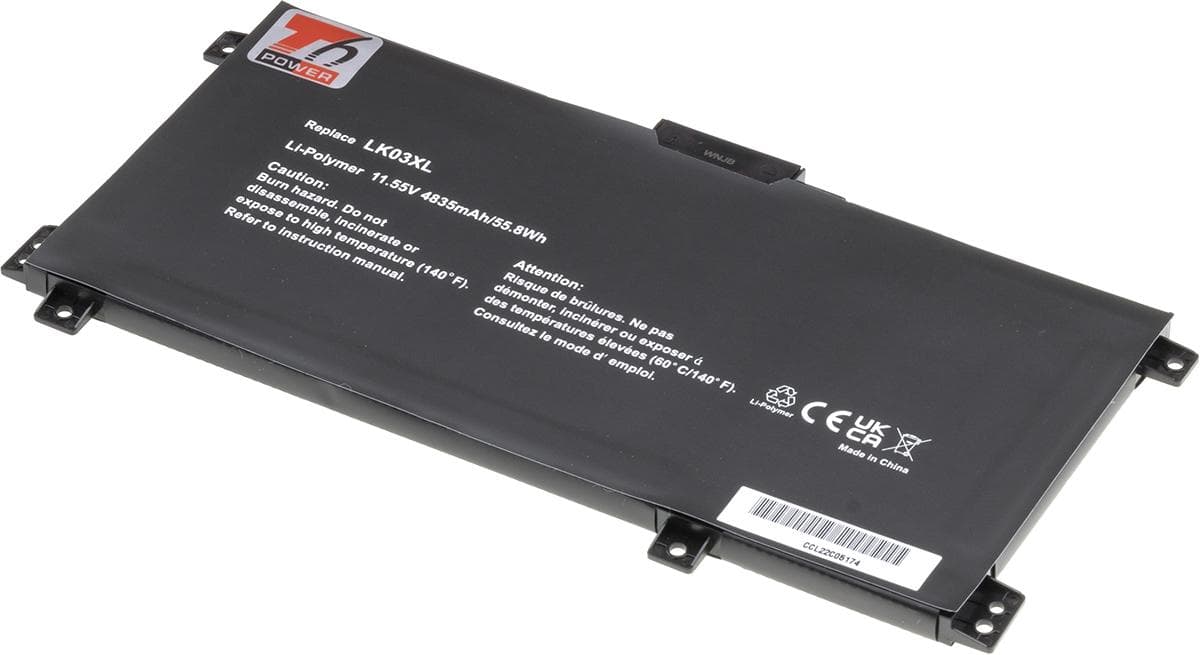 Batéria T6 Power pre HP Envy 15-bp000, 15-cn000, 17-ae000 x360 serie, 4835mAh, 55Wh, 3cell, Li-pol