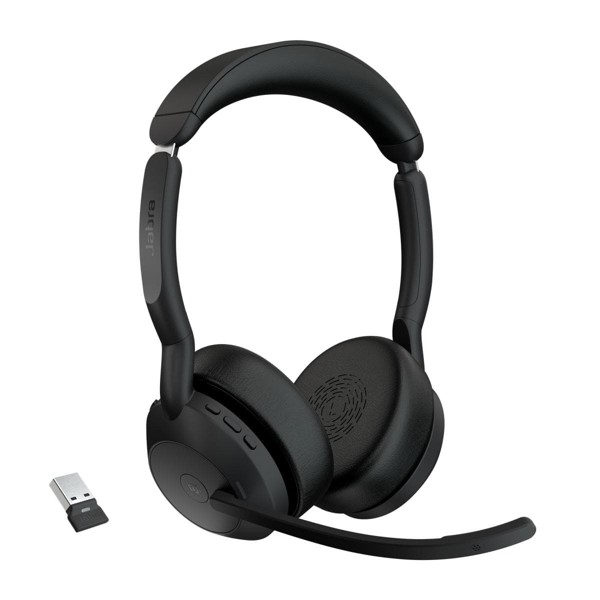 Jabra Evolve2 55/Stereo/ANC/USB/BT-USB/Bezdrôt/MS/Čierna 1