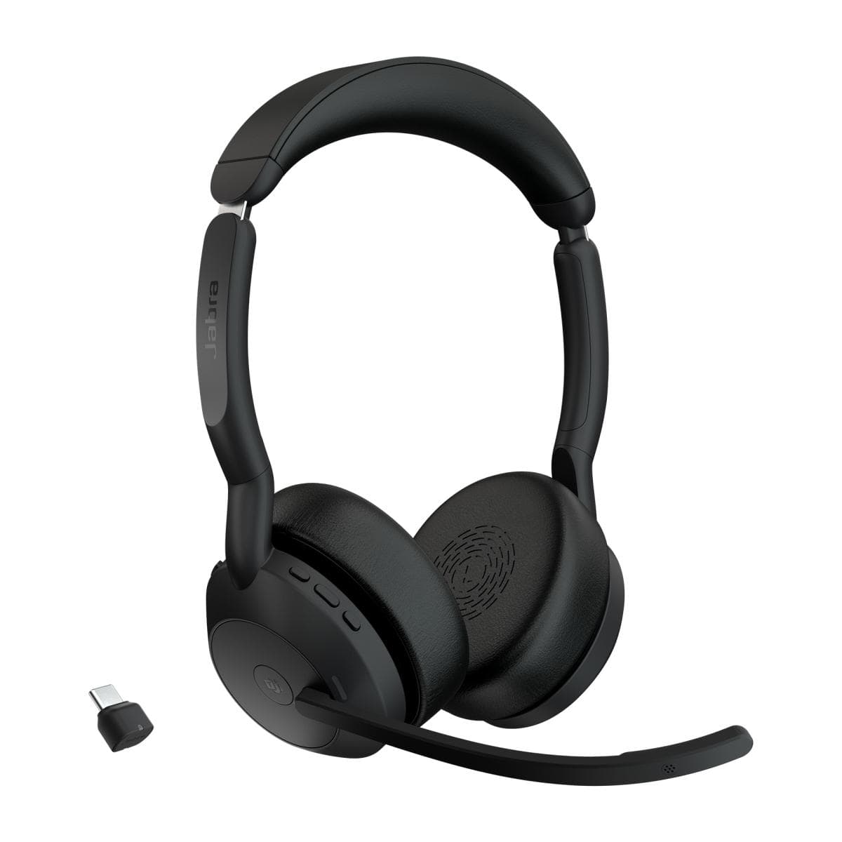 Jabra Evolve2 55/Stereo/ANC/USB-C/BT-USB/Bezdrôt/MS/Čierna 1