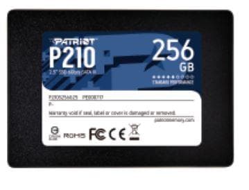 PATRIOT P210/256GB/SSD/2.5"/SATA/3R 1