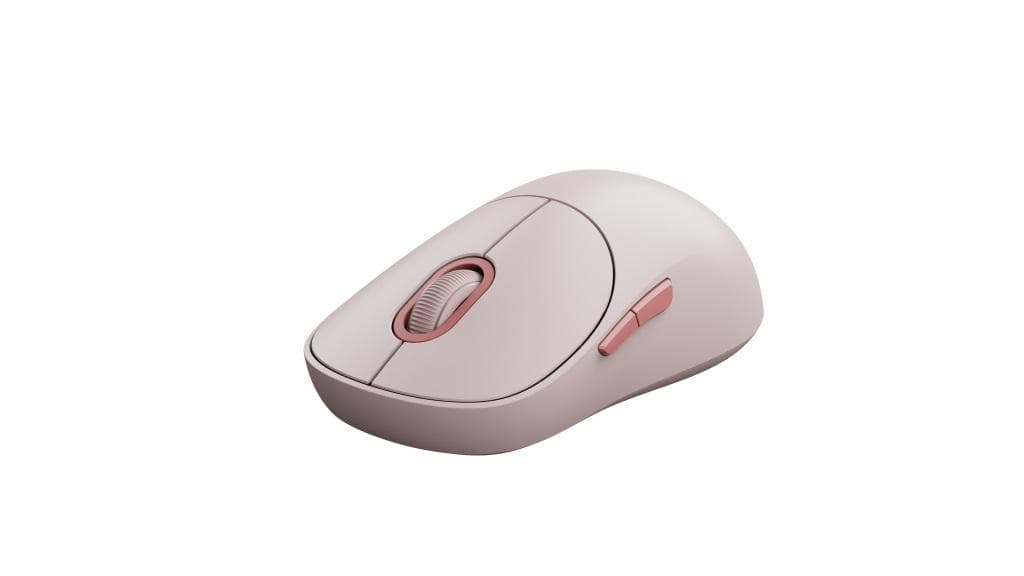 Xiaomi Wireless Mouse 3/Kancelárska/Optická/1 200 DPI/USB+BT/Ružová 1