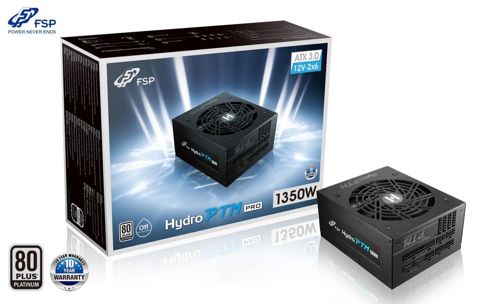 FSP HYDRO PTM PRE 1350/1350W/ATX 3.0/80PLUS Platinum/Modular/Retail 1