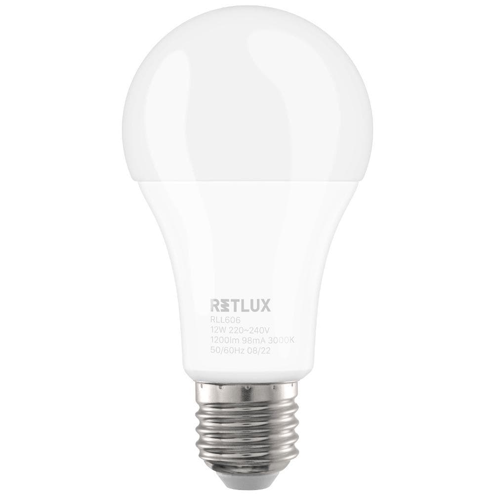 RLL 606 A60 E27 žiarovka 12W WW D RETLUX